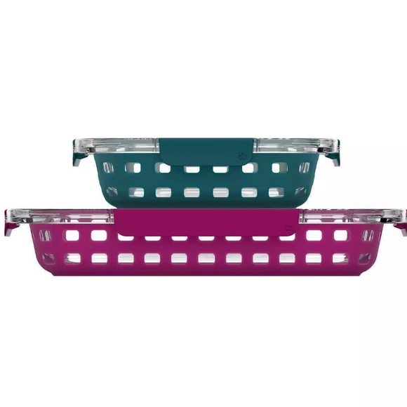 Ello Duraglass Bake & Store Container Set, 4-Piece - Picture 2 of 16